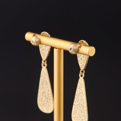 Vintage Enamel Classic Handcrafted Earrings Handcrafted Design