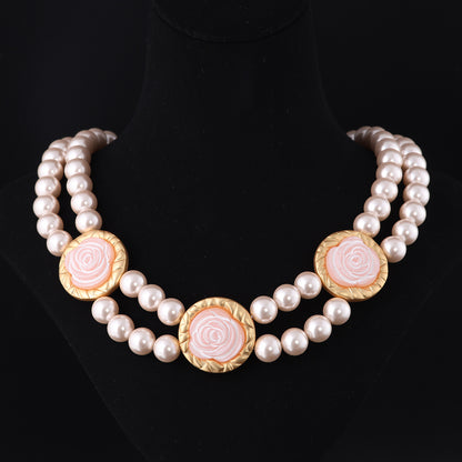 Vintage Floral Chic Timeless Necklace Handcrafted Design