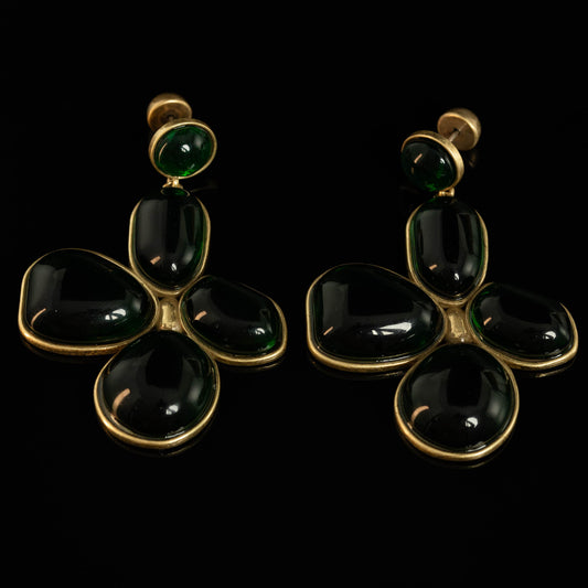Vintage Luxury Statement Chic Earrings Handcrafted Design