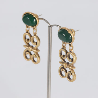 Vintage Geometric Refined Handcrafted Earrings Timeless Style