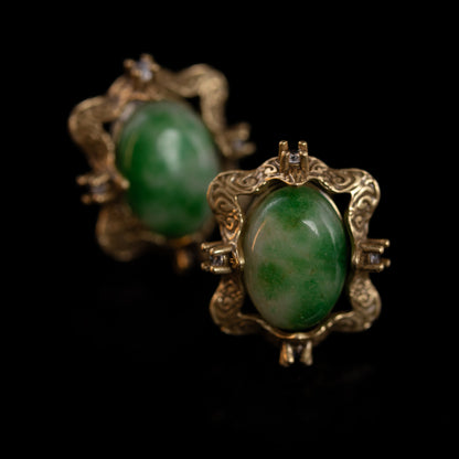 Vintage Natural Stone Chic Earrings for Women