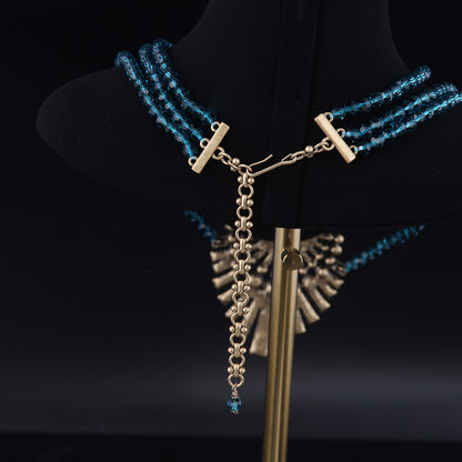 Vintage Glass Refined Handcrafted Necklace Timeless Style