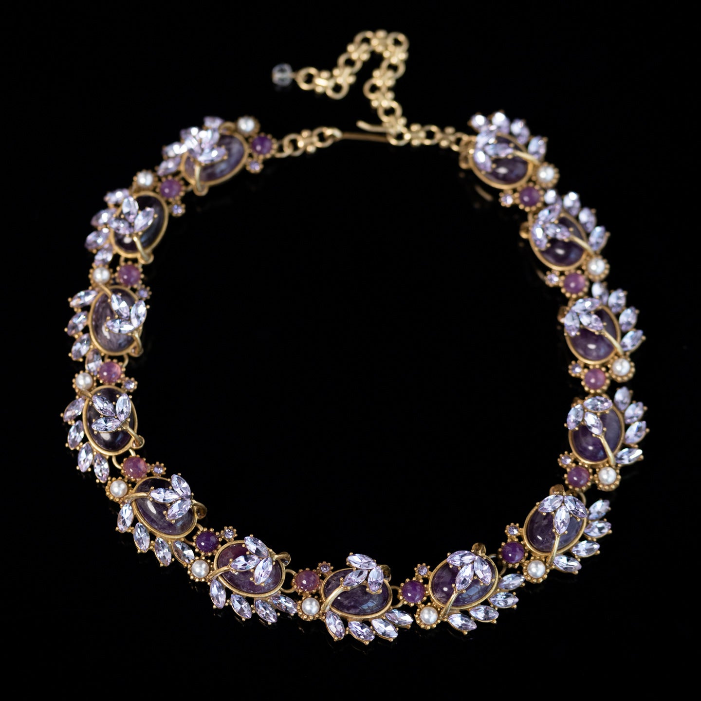 Vintage Floral Chic Elegant Necklace Gift Jewelry