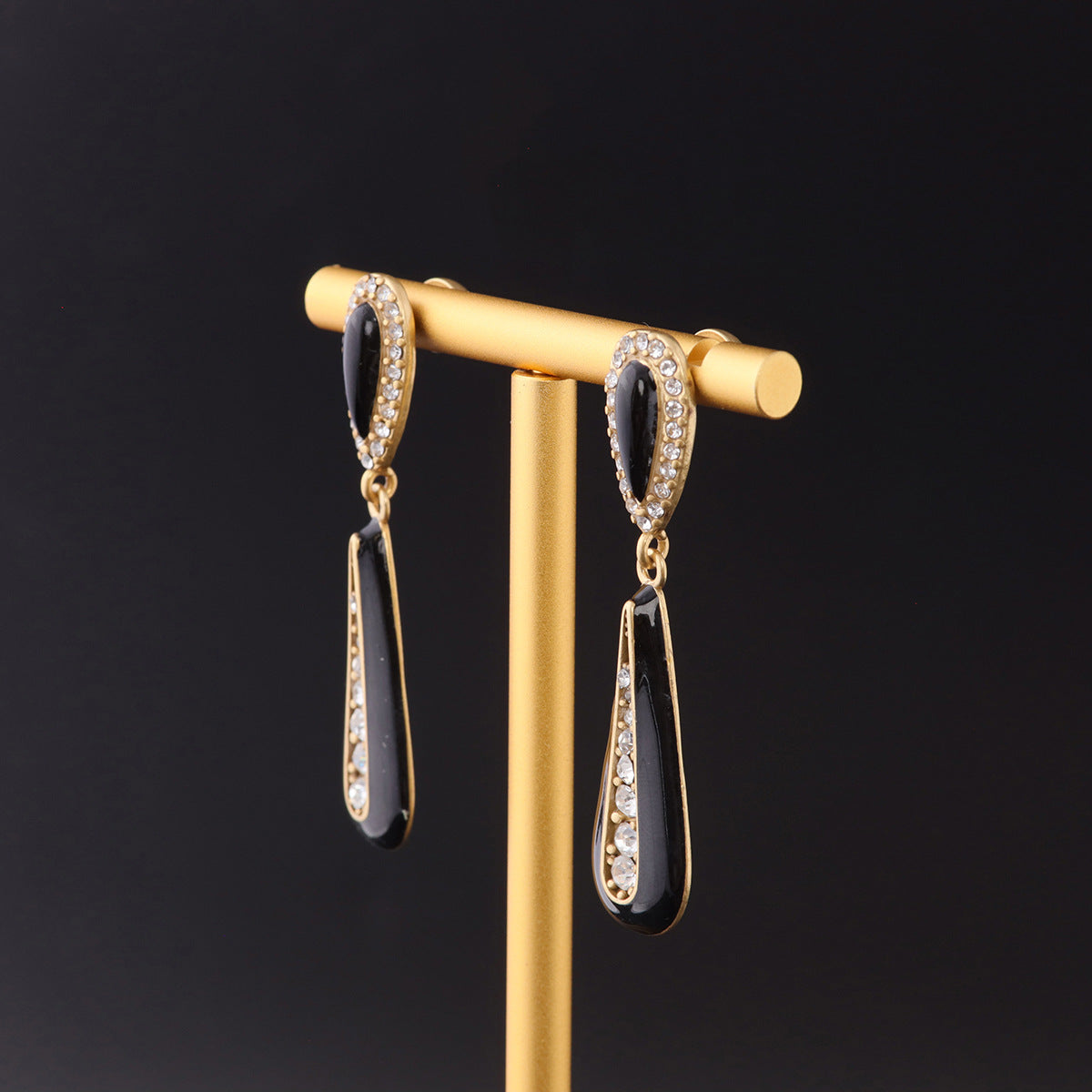 Vintage Enamel Classic Handcrafted Earrings Handcrafted Design