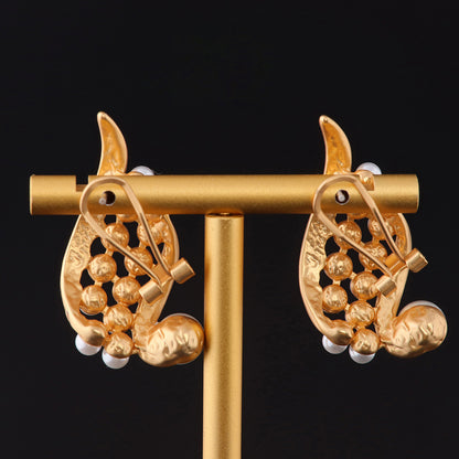 Vintage Geometric Elegant Artisan Earrings Timeless Style
