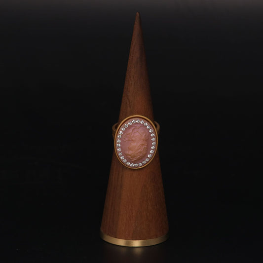 Vintage Geometric Luxury Chic Open Ring Handcrafted Design