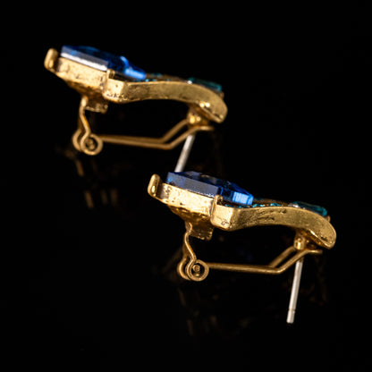 Vintage Crystal Timeless Handcrafted Earrings Handcrafted Design