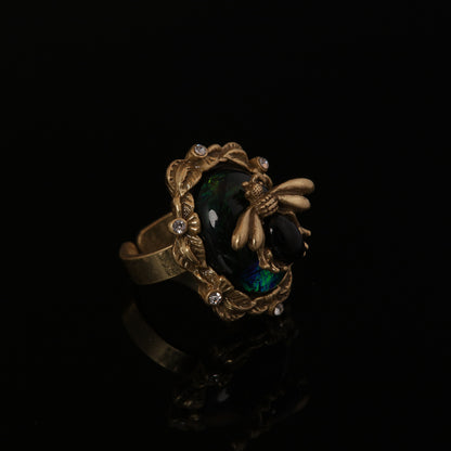 Vintage Geometric Elegant Refined Open Ring Timeless Style