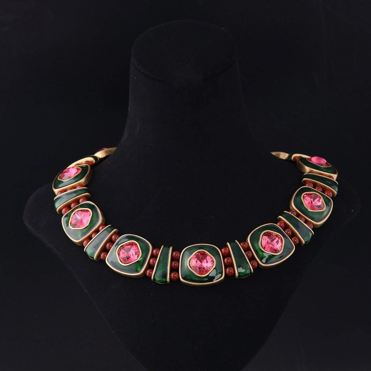 Vintage Geometric Timeless Chic Necklace Handcrafted Design