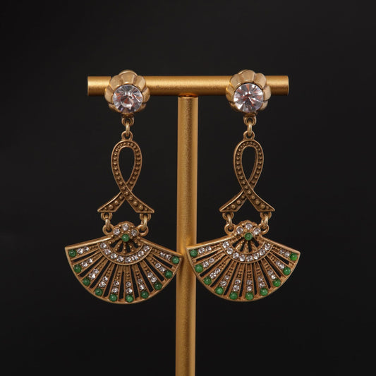 Vintage Geometric Statement Luxury Earrings for Ladies