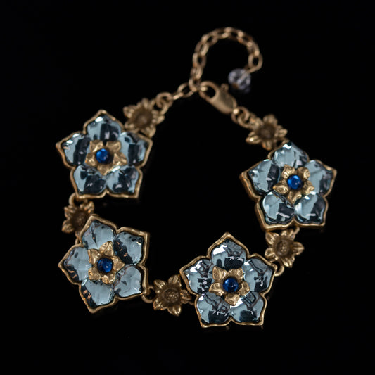Vintage Floral Classic Handcrafted Bracelet Gift Jewelry