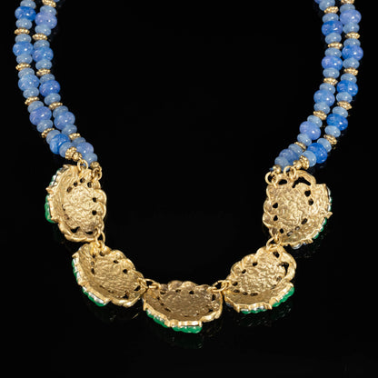 Vintage Glass Heart Chic Handcrafted Necklace for Women