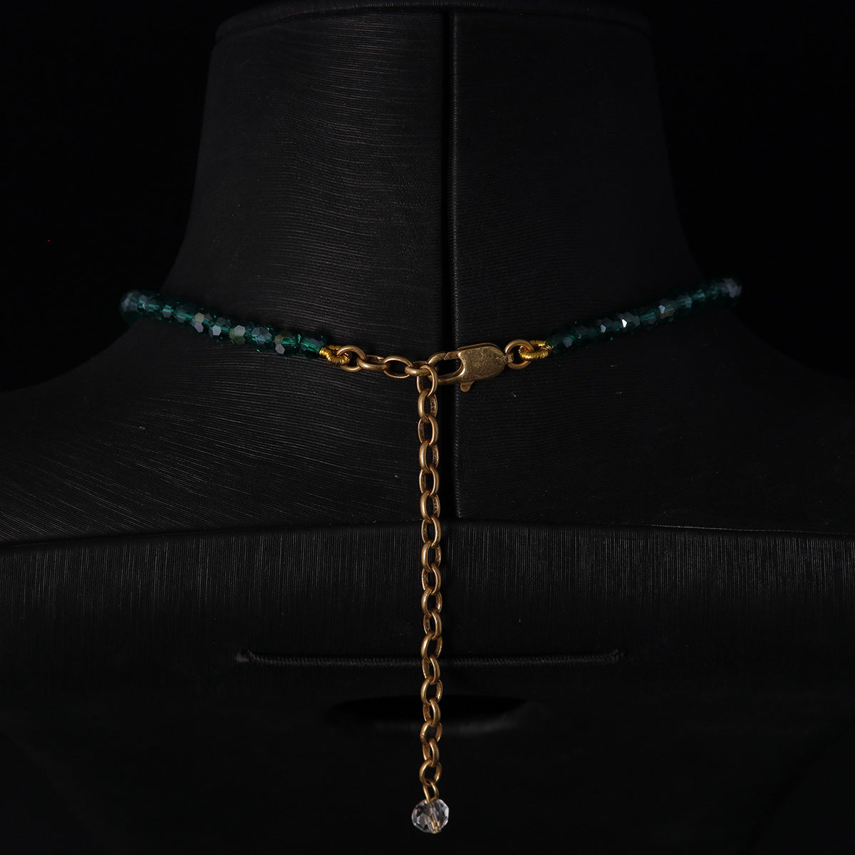 Vintage Crystal Timeless Handcrafted Necklace Handcrafted Design