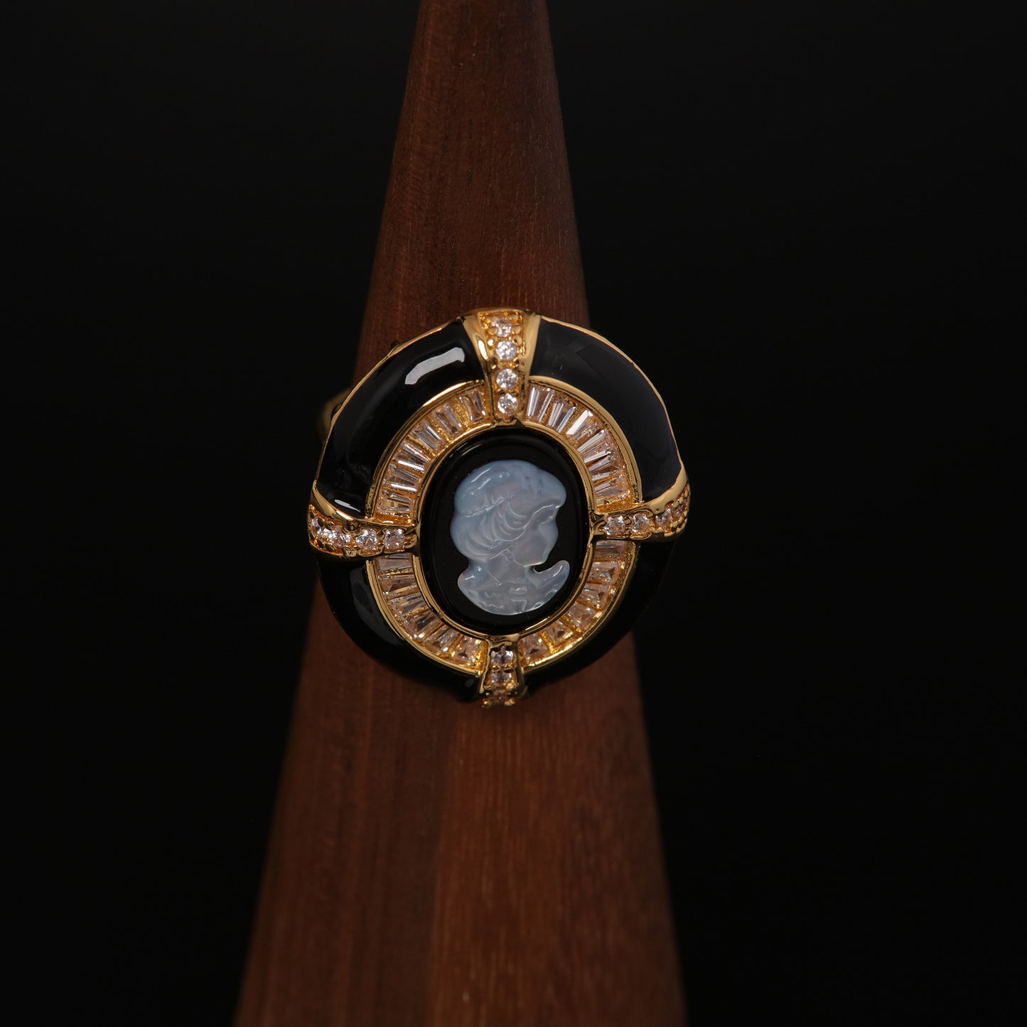 Vintage Geometric Chic Classic Open Ring Timeless Style