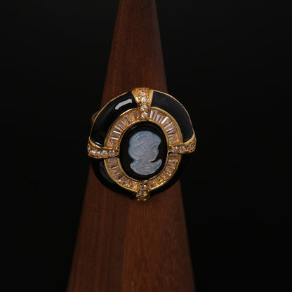Vintage Geometric Chic Classic Open Ring Timeless Style