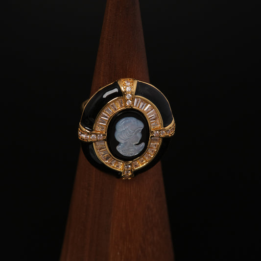 Vintage Geometric Chic Classic Open Ring Timeless Style