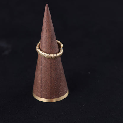 Vintage Artisan Handcrafted Chic Open Ring Handcrafted Design