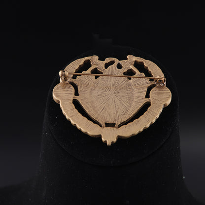 Vintage Geometric Elegant Polished Brooches for Men