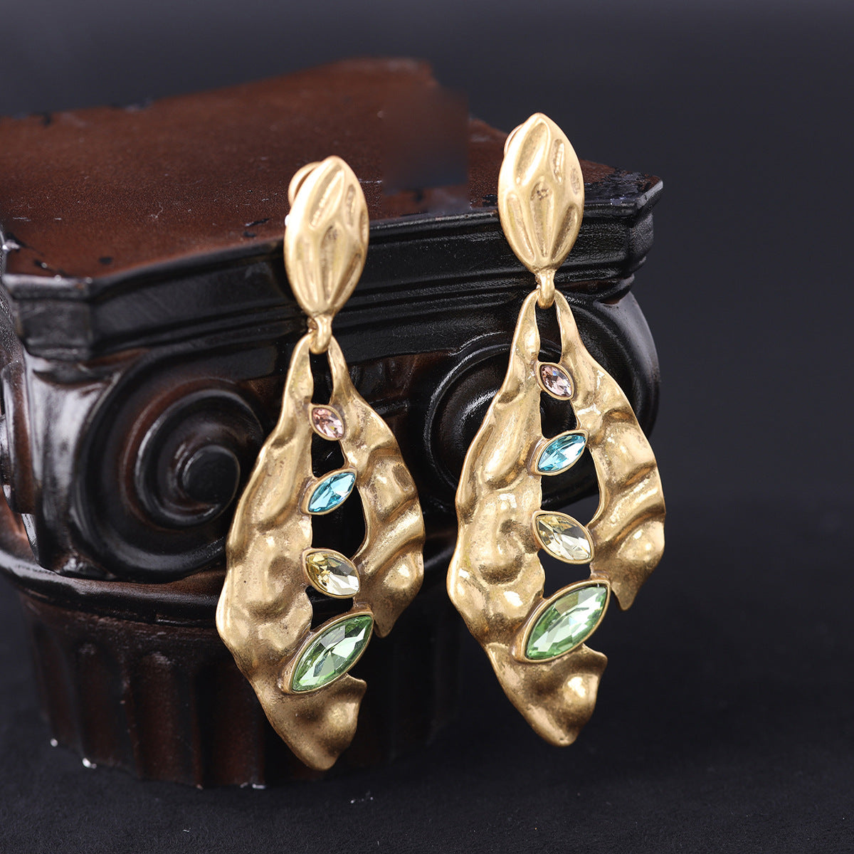 Vintage Cubic Zirconia Geometric Classic Earrings for Women