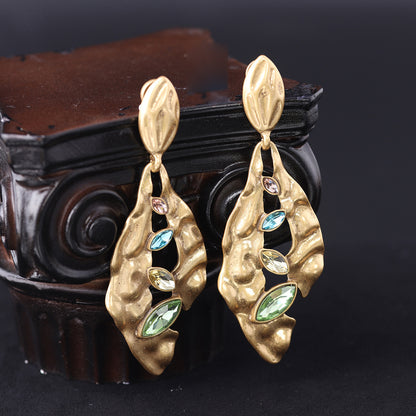 Vintage Cubic Zirconia Geometric Classic Earrings for Women