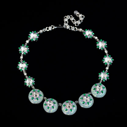 Vintage Floral Chic Elegant Necklace Gift Jewelry