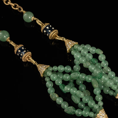 Vintage Agate Refined Artisan Necklace Handcrafted Design