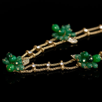 Vintage Natural Stone Classic Necklace Timeless Style