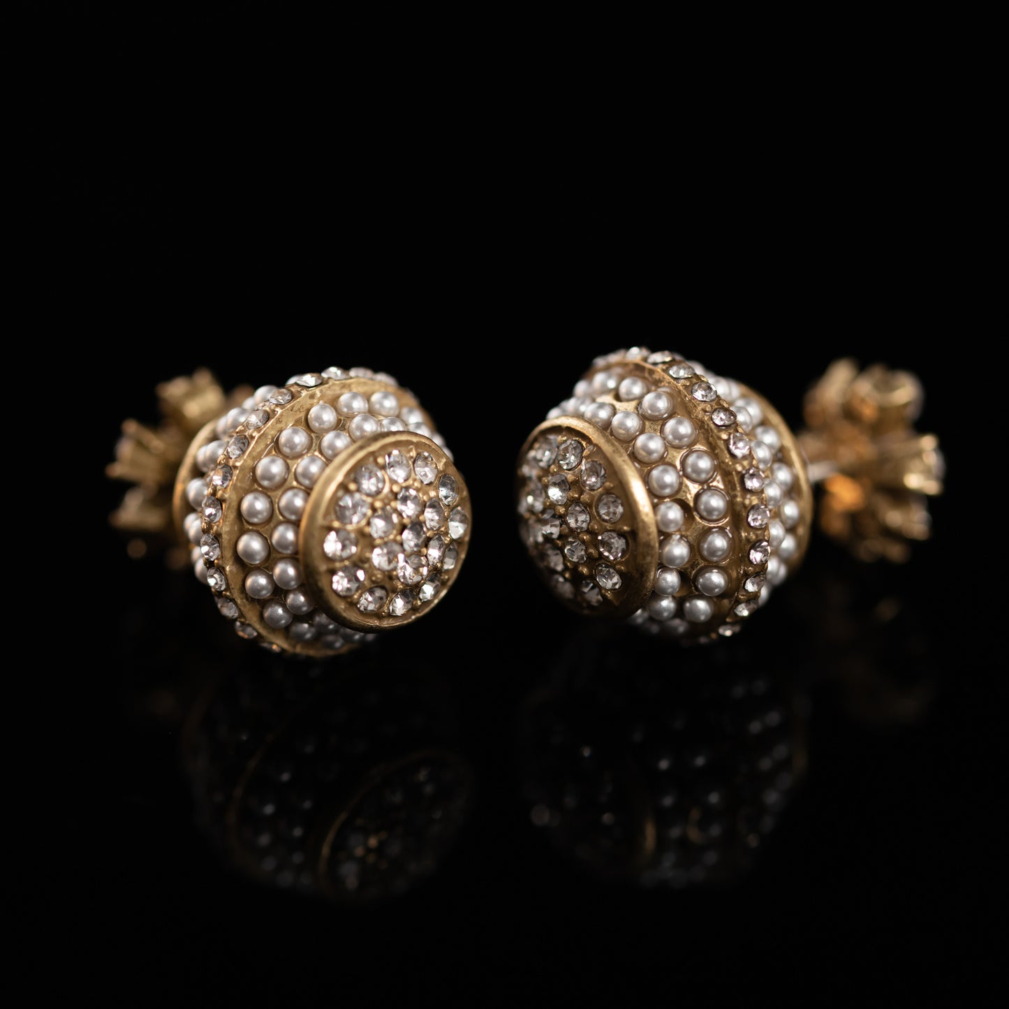 Vintage Pearl Star Refined Handcrafted Earrings Handcrafted Design
