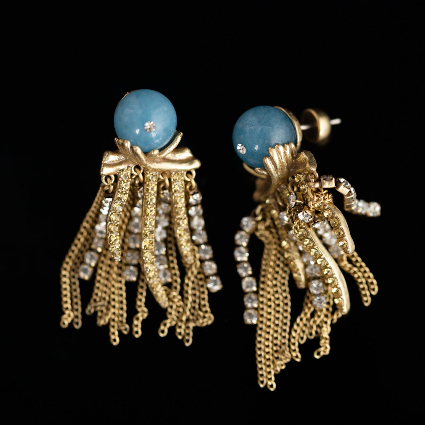 Vintage Pearl Leaf Refined Handcrafted Earrings for Ladies