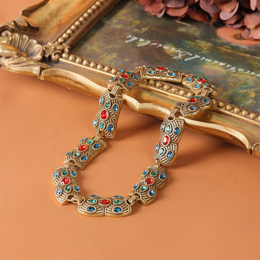 Vintage Statement Handcrafted Timeless Necklace Gift Jewelry