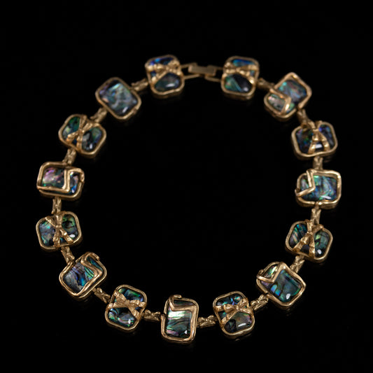 Vintage Geometric Statement Handcrafted Necklace for Ladies