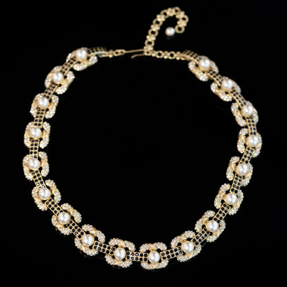 Vintage Floral Chic Elegant Necklace Gift Jewelry