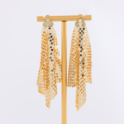 Vintage Geometric Chic Refined Earrings for Ladies