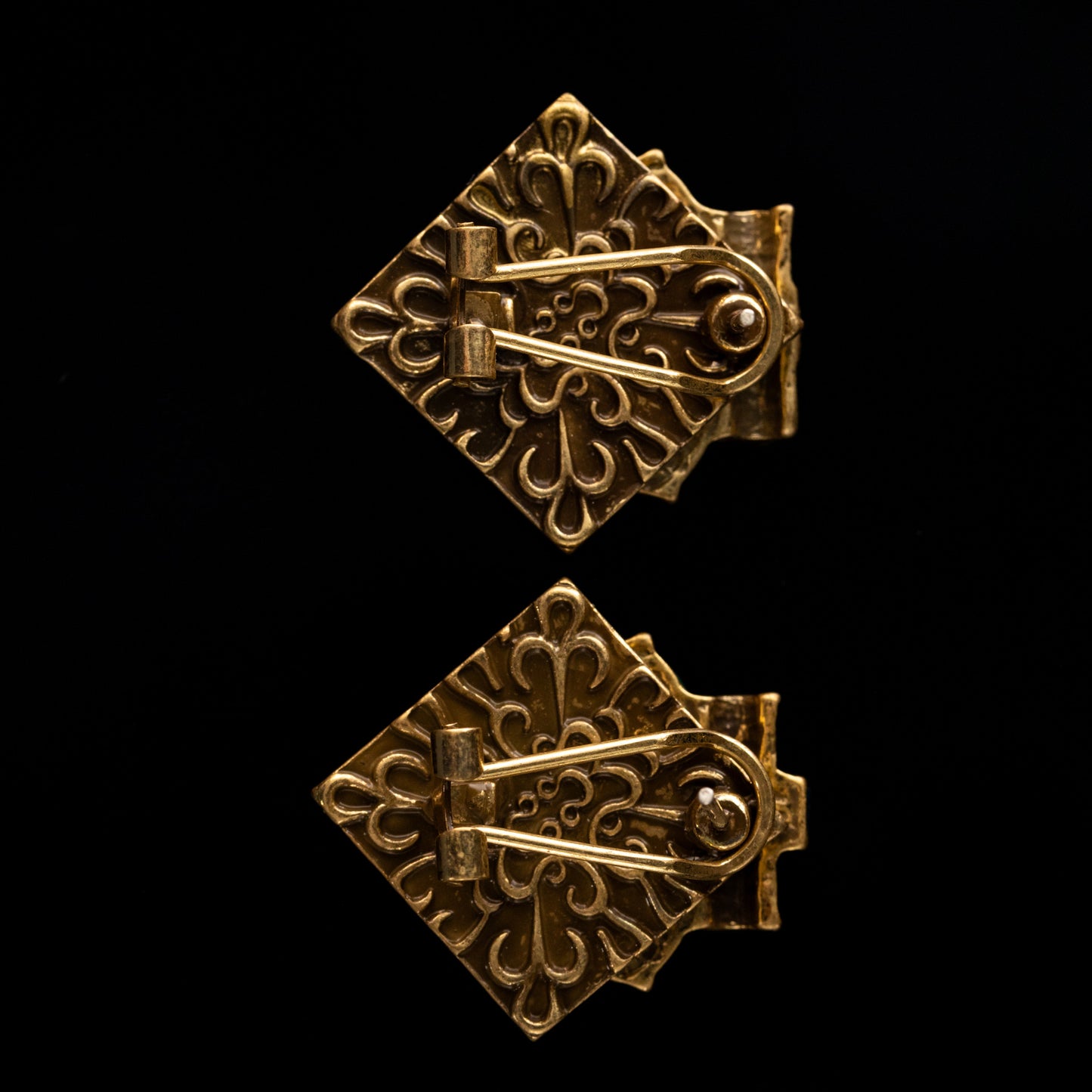 Vintage Geometric Artisan Statement Earrings for Women
