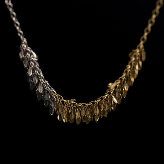 Vintage Leaf Elegant Handcrafted Necklace Gift Jewelry