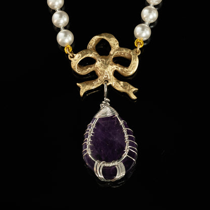 Vintage Glass Luxury Handcrafted Necklace Gift Jewelry