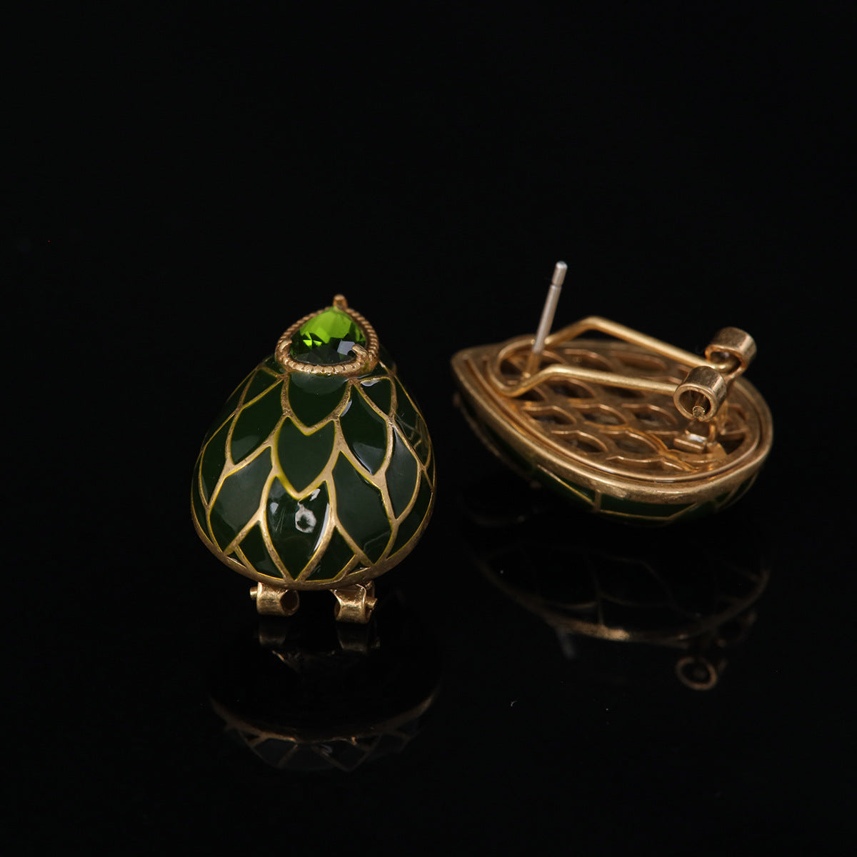 Vintage Statement Refined Artisan Earrings Gift Jewelry