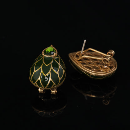 Vintage Statement Refined Artisan Earrings Gift Jewelry