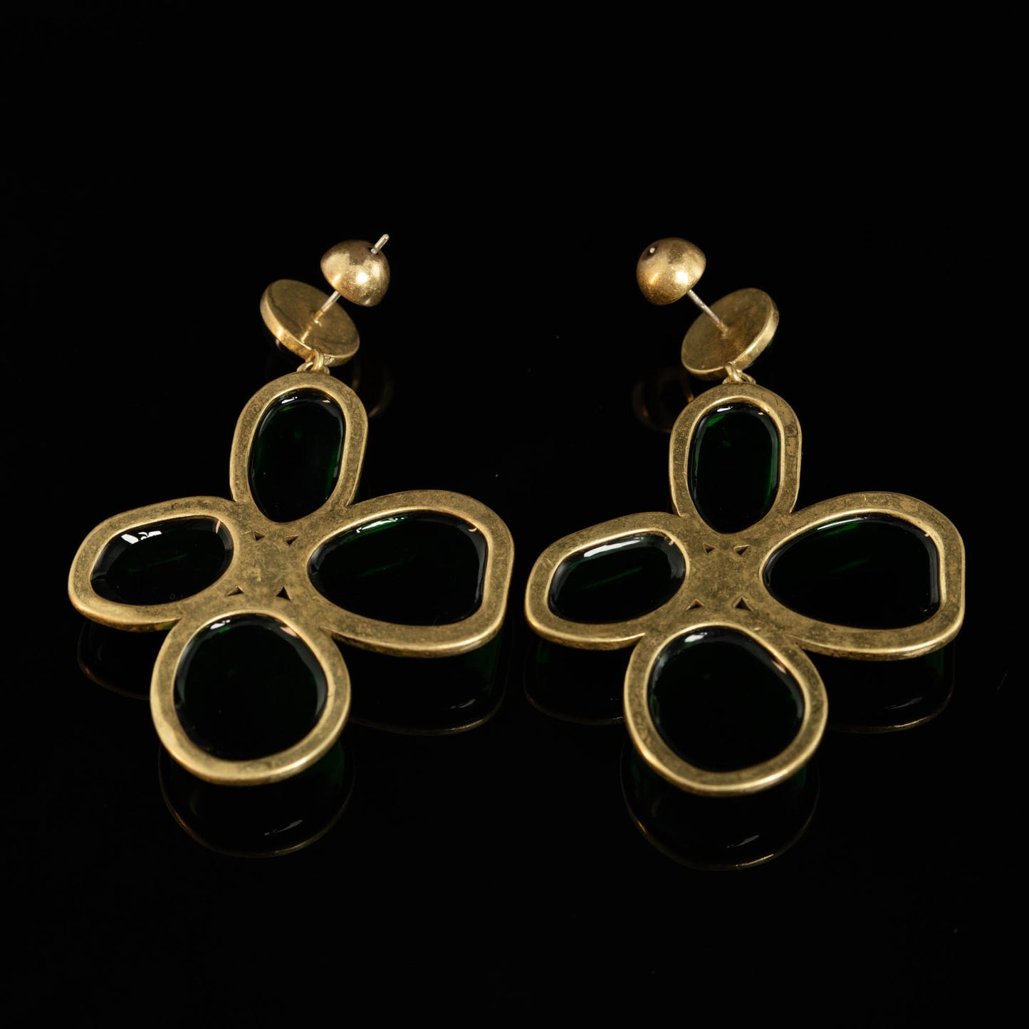 Vintage Luxury Statement Chic Earrings Handcrafted Design