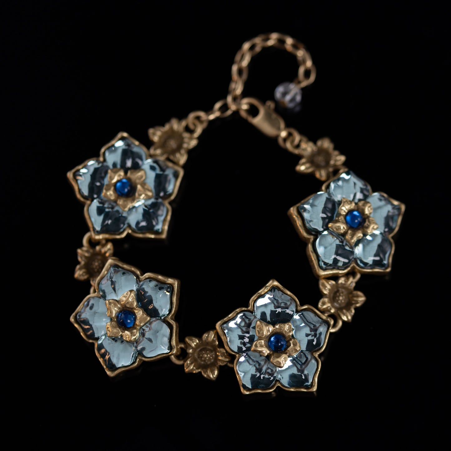 Vintage Floral Classic Handcrafted Bracelet Gift Jewelry