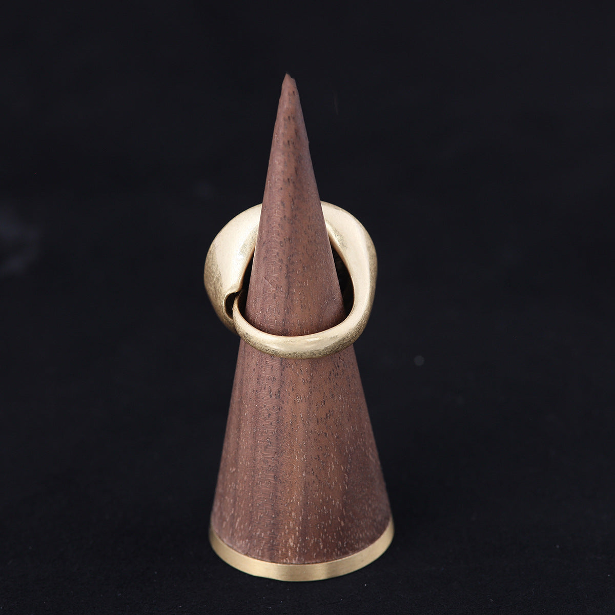 Vintage Geometric Statement Timeless Open Ring Handcrafted Design