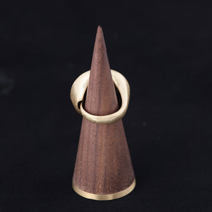 Vintage Geometric Statement Timeless Open Ring Handcrafted Design