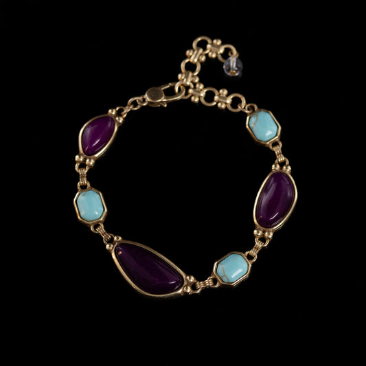 Vintage Natural Stone Chic Bracelet Timeless Style