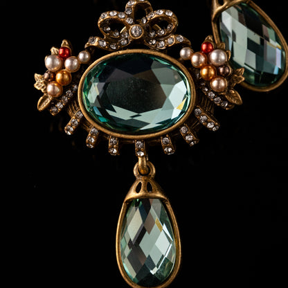 Vintage Timeless Elegant Statement Earrings Handcrafted Design