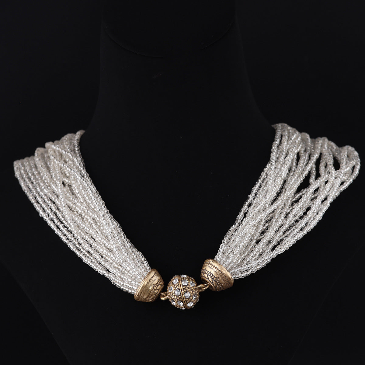 Vintage Geometric Luxury Luxury Necklace Handcrafted Design