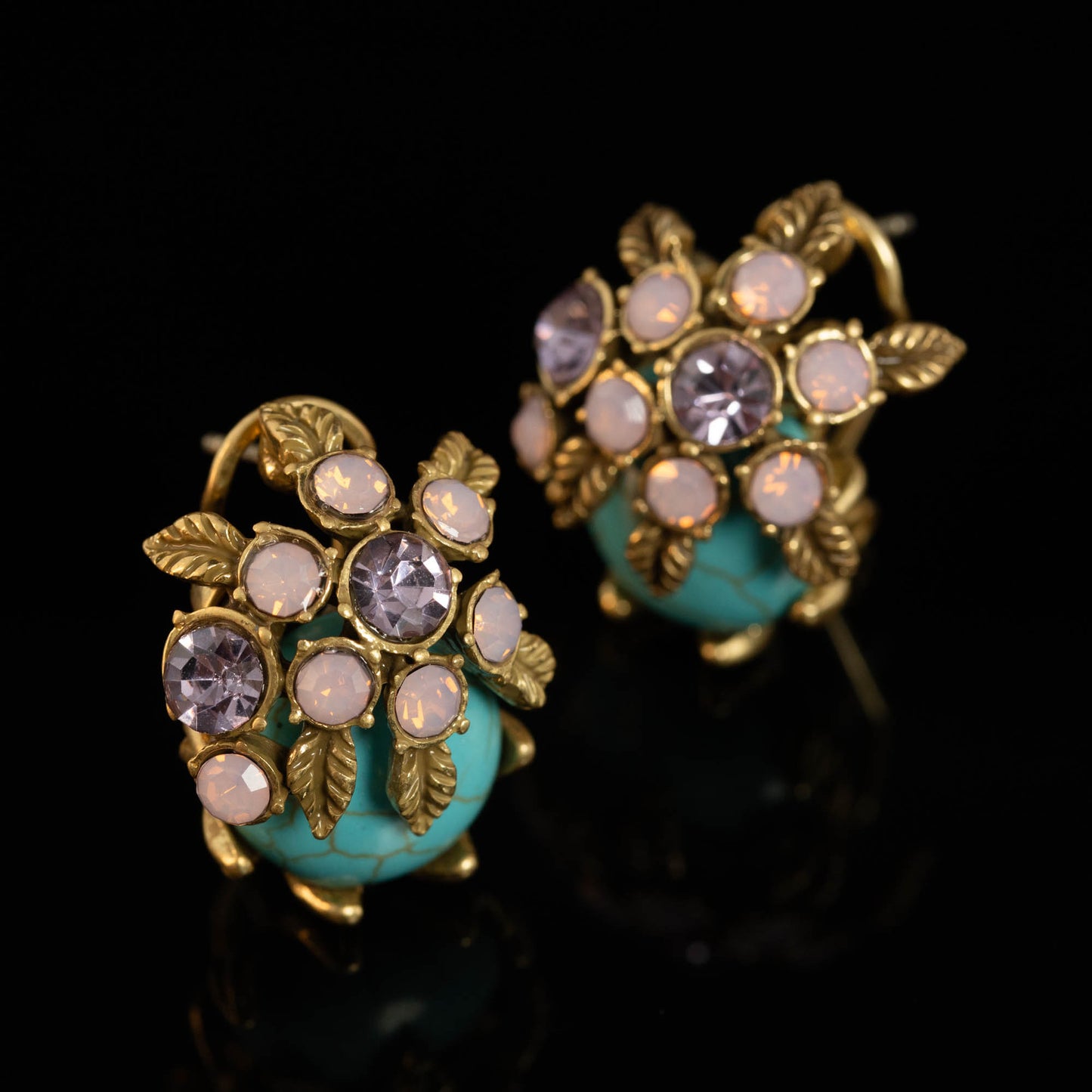Vintage Artisan Handcrafted Statement Earrings Timeless Style