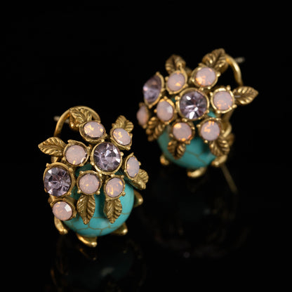 Vintage Artisan Handcrafted Statement Earrings Timeless Style