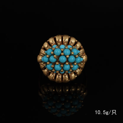 Vintage Geometric Timeless Handcrafted Open Ring