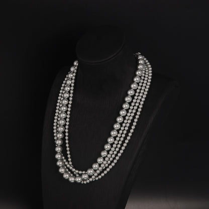 Vintage Elegant Shell Double Layer Jewelry Set