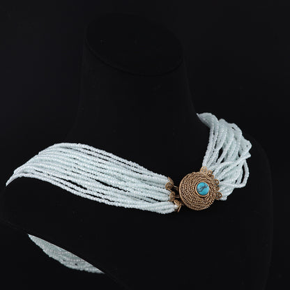 Vintage Geometric Refined Timeless Necklace Handcrafted Design